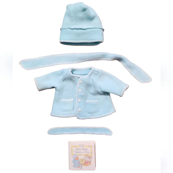 American Girl Doll Pleasant Company Bitty Baby 2000 Travel Outfit Set Retired - Picture 1 of 11